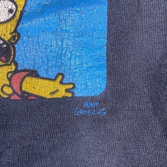 Delta Pro Weight Simpsons Black Tshirt 2XL 2000's - Picture 7 of 11